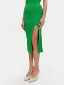 Spódnice - Silvian Heach Spódnica midi GPP25210LO Zielony Regular Fit - miniaturka - grafika 1