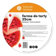 Formy do ciast - Forma do tarty okrągła z wyjmowanym dnem 25 cm - miniaturka - grafika 1
