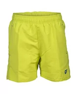 Kąpielówki dla chłopców - Arena Boys' Beach Boxer Solid R Swim Trunks Unisex-dla dzieci i młodzieży, Soft Green-neon Niebieski, 8-9 anni - miniaturka - grafika 1