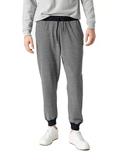 Spodenki męskie - Koton Męskie spodnie dresowe w paski, Grey Stripe (02Y), M - grafika 1