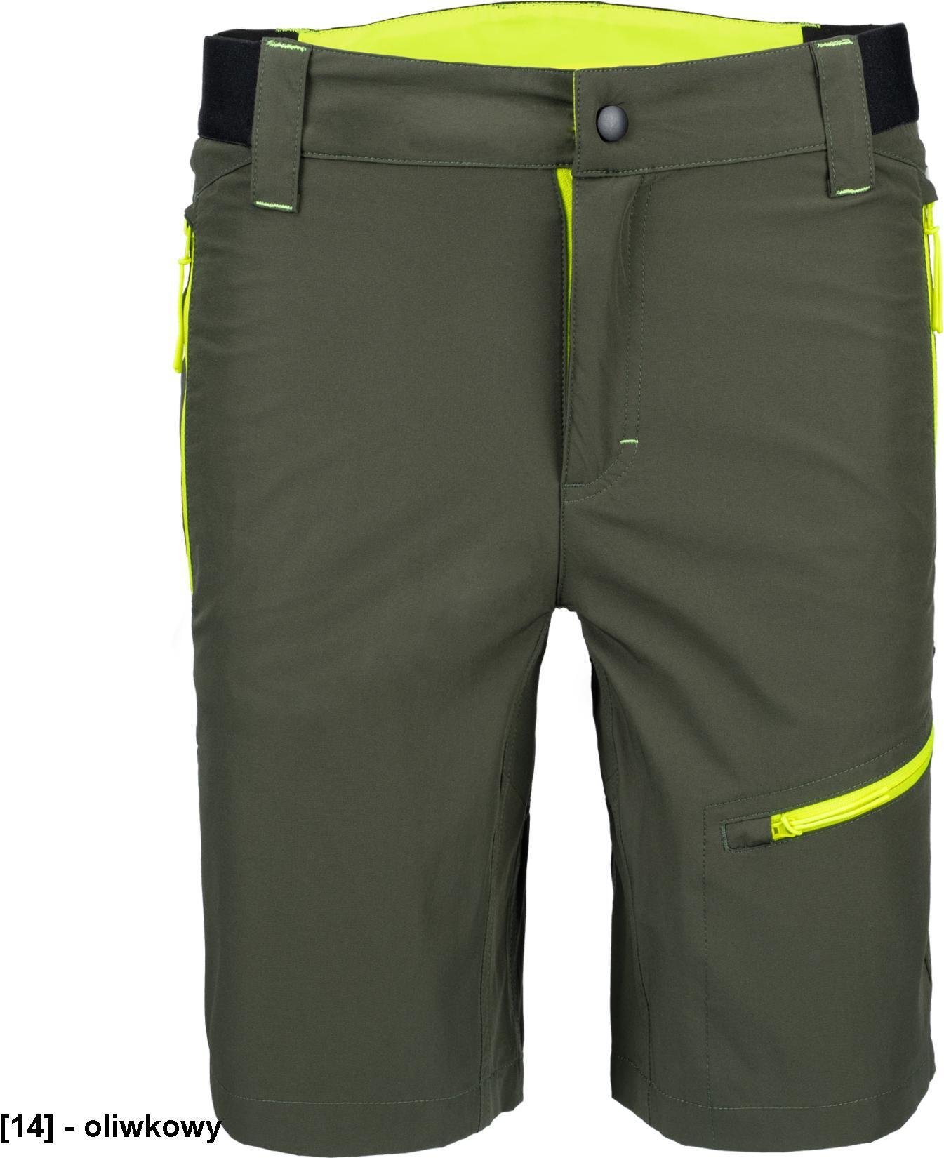CERVA L-SURE ELIAS - Krótkie spodnie stretch ochronne do pasa szorty w stylu outdooro wykonane bardzo cienkiego elastyczne wstawkami w pasie dwie duże kieszenie L-SURE ELIAS S