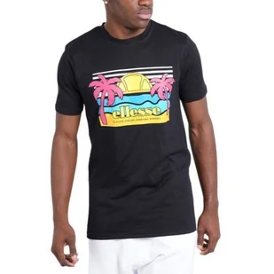 Ellesse t-shirt męski czarny Sechsaro Tee SHM13825011 S - Koszulki męskie - miniaturka - grafika 1
