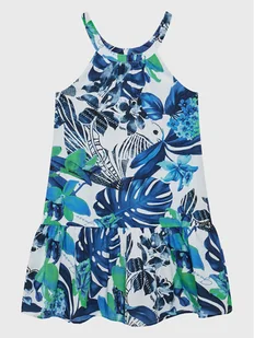Guess Sukienka letnia J3GK33 WFBN0 Kolorowy Regular Fit - Sukienki i spódniczki dla dziewczynek - miniaturka - grafika 1