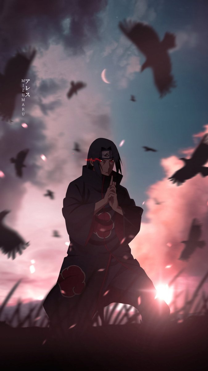 PODKŁADKA POD MYSZ Nadruk 22x18 cm Itachi Uchiha Goku Anime Tekst Prezent