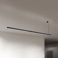 Lampy sufitowe - ORION Lampa sufitowa LED Bounce, czarna, długość 113 cm, CCT, aluminium - miniaturka - grafika 1