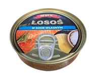 Konserwy i dania rybne - MK ŁOSOŚ W SOSIE WŁASNYM 160G - miniaturka - grafika 1