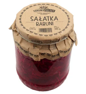 Zdrowopolscy Sałatka Babuni 640g - Pasztet i przetwory mięsne - miniaturka - grafika 1