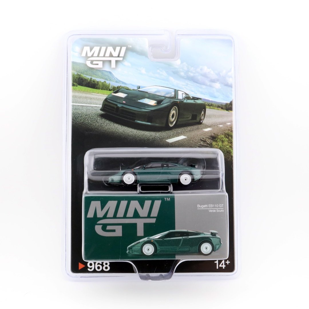 MINI GT Bugatti EB110 GT Verde Scuro LHD MGT00968-BL MiniGT