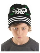 Czapki dla dzieci - Denokids Czapka w kolorze czarnym - miniaturka - grafika 1