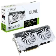 Karty graficzne - ASUS GeForce RTX 4070 SUPER DUAL OC WHITE 12GB GDDR6X - miniaturka - grafika 1