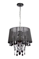 Lampy sufitowe - Light Prestige Lampa wisząca MONA 5 źródeł LP 5005/5P !!! LP 5005/5P Czarny - miniaturka - grafika 1
