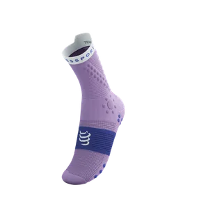 COMPRESSPORT Skarpetki do biegania trailowe ProRacing Socks V4 Trail lupine/dazzling blue - Skarpetki sportowe męskie - miniaturka - grafika 9