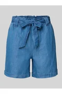 Spodnie sportowe damskie - Szorty jeansowe o luźnym kroju z mieszanki bawełny i lyocellu model BEA SMILLA - Only - miniaturka - grafika 1