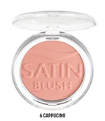 Róże do policzków - HEAN Satin, róż do twarzy satynowy, 6 Cappucino, 3,6 g - miniaturka - grafika 1