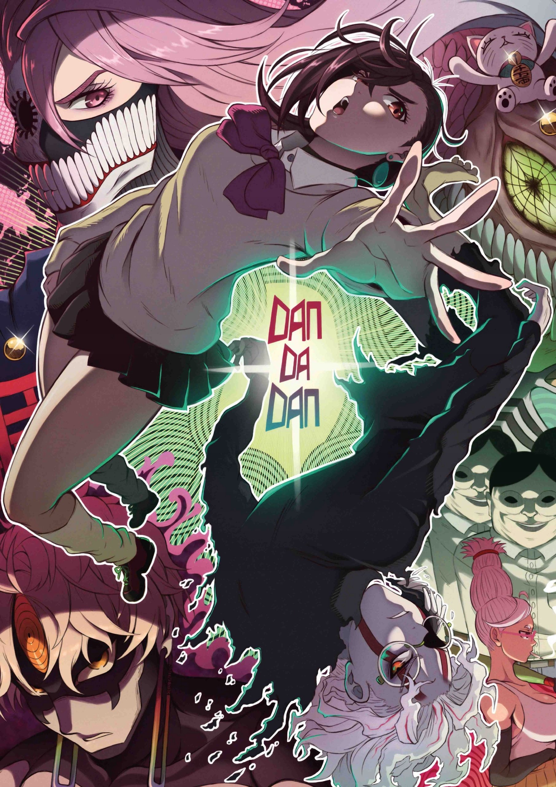 Plakat A1 anime manga Dandadan Dan Da Dan