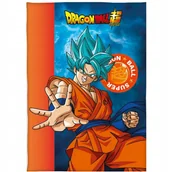 Koce i narzuty dla dzieci - Dragon Ball Koc Polarowy 100x140 Super Bohater Anime Miękki Ciepły - miniaturka - grafika 1