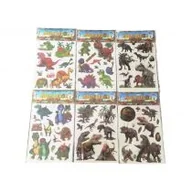 Zabawki kreatywne - OneDollar Naklejki 3D na ścianę z dinozaurami - miniaturka - grafika 1