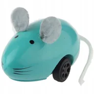 Zabawki interaktywne dla dzieci - Vilac Uciekająca myszka turkusowa drewniana zabawka +3 - miniaturka - grafika 1