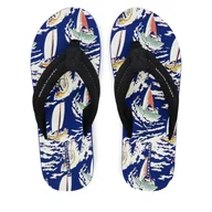 Klapki i japonki męskie - Japonki Tommy Hilfiger FM0FM05509 Czarny - miniaturka - grafika 1