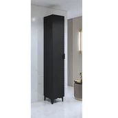 Szafki łazienkowe - Szafka łazienkowa LAURA 1D 35 cm czarna mat - miniaturka - grafika 1