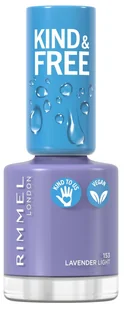 Rimmel London London Kind & Free lakier do paznokci 8 ml 153 Lavender Light - Lakiery do paznokci - miniaturka - grafika 3