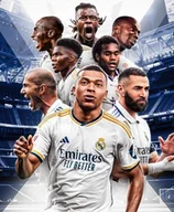 Puzzle - PUZZLE REAL MADRYT MBAPPE ZIDANE A3 252 el z Nadrukiem + IMIĘ #15 - miniaturka - grafika 1