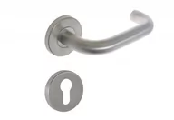 Klamki - Klamka DORMA PURE 8100 p.poż., trzpień 8 mm, z tarczką okrągłą na wkładkę - miniaturka - grafika 1