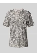 Koszulki męskie - T-shirt z prążkowanym, okrągłym dekoltem model PERRY - Only & Sons - miniaturka - grafika 1