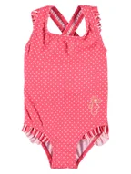 Stroje kąpielowe dla dziewczynek - Dziewczęcy strój kąpielowy jednoczęściowy różowy Kanz r.92 - miniaturka - grafika 1