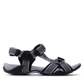 Sandały męskie - Sandały CMP Hamal Hiking Sandal 38Q9957 Szary - miniaturka - grafika 1