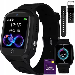 KidWatch A9s Pro Czarny - Smartwatch - miniaturka - grafika 1