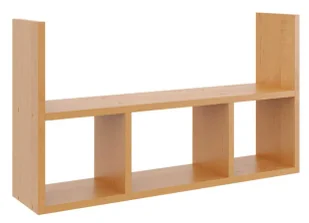 Minimalistyczna półka ścienna w kolorze olcha K4-G32 - Półki do salonu Minimalistyczna półka ścienna w kolorze olcha K4-G32 - Półki do salonu - miniaturka - grafika 1