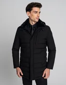 Kurtki męskie - kurtka camini czarny - miniaturka - grafika 1