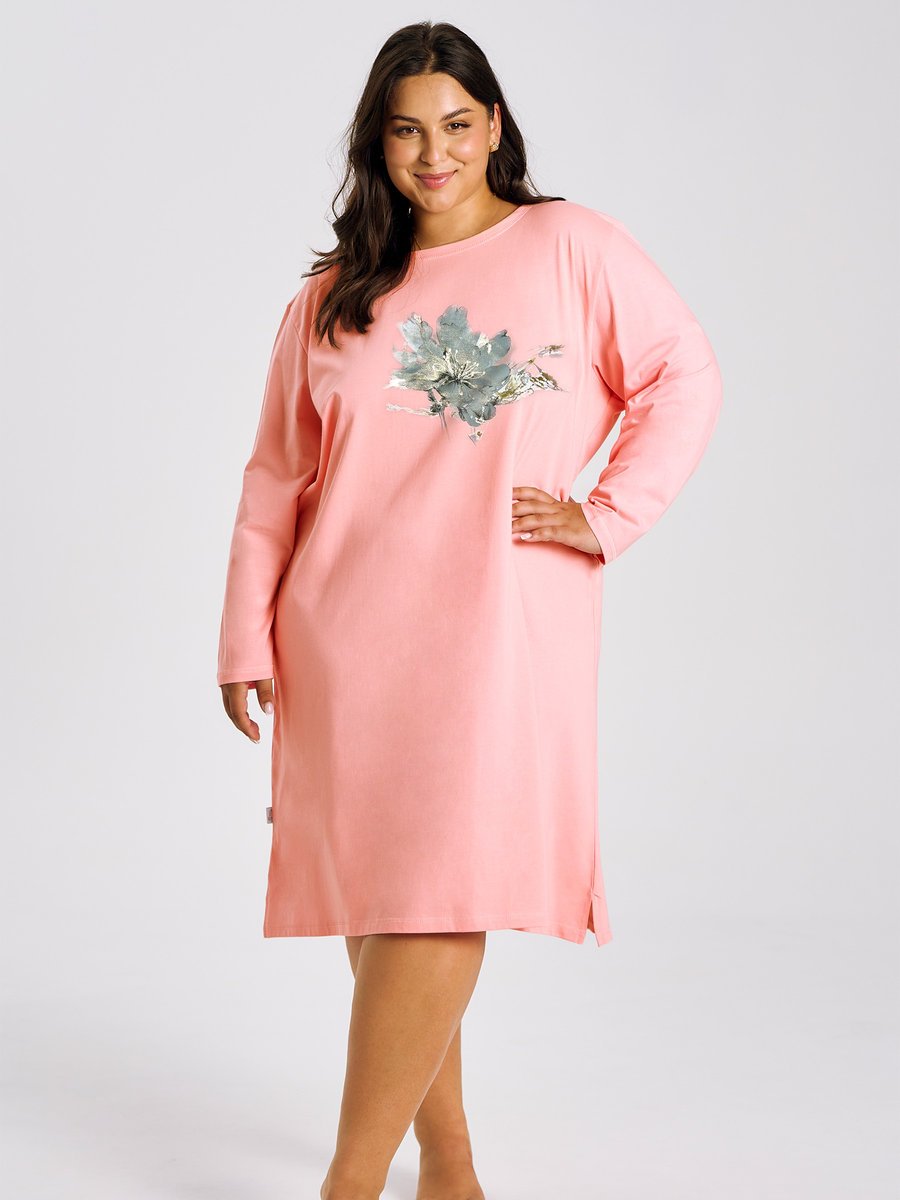 Damska koszula nocna Patricia brzoskwinia Taro r.3XL