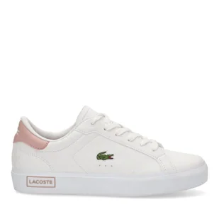 Buty Dziecko Lacoste Powercourt biały - Buty trekkingowe damskie - miniaturka - grafika 1