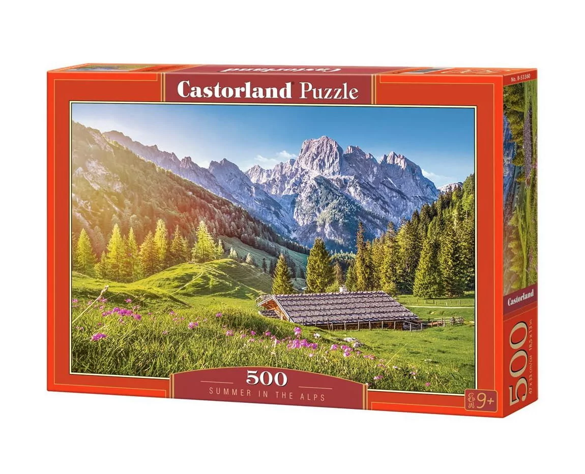 Castorland Puzzle 500 Lato w Alpach