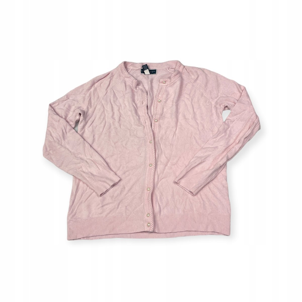 Rozpinany sweter damski guziki Karen Scott M