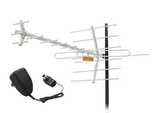 Antena Tv Kier.Dvb-T Mux123 Aktywna/H - Anteny TV - miniaturka - grafika 1
