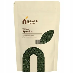 Suplement diety, Naturalnie Zdrowe, Spirulina odporność, 1000 sztuk 250g - Przeziębienie i grypa - miniaturka - grafika 1