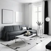 Narożniki - Narożnik z Funkcją Spania i Pojemnikami LUMO 220 cm Szary Welurowy Uniwersalny Nowoczesny - miniaturka - grafika 1