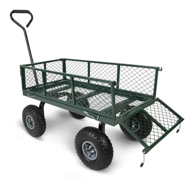 Wózek Ogrodowy Transportowy Wywrotka Przyczepka 100l Taczka 3w1 Do 450 Kg