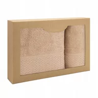 Ręczniki - Ręcznik kąpielowy 50x90 + 70x140 szybkoschnący kpl - miniaturka - grafika 1