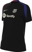Koszulki i topy damskie - Nike Top Fc Barcelona Dri-Fit Strike damska koszulka z krótkim rękawem, czarny/czerwony/Lt Orewood BRN, FN9505-011, XS - miniaturka - grafika 1