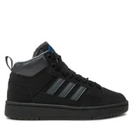 Buty dla chłopców - Sneakersy adidas Rapid Court Mid Winterized JR2804 Czarny - miniaturka - grafika 1