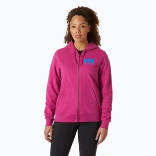 Bluza damska Helly Hansen HH Logo Full Zip Hoodie 2.0 magenta 2.0 - Bluzy damskie - miniaturka - grafika 1