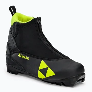 Buty narciarskie biegowe dziecięce Fischer XJ Sprint czarno-żółte S40821,31 - Buty narciarskie - miniaturka - grafika 1