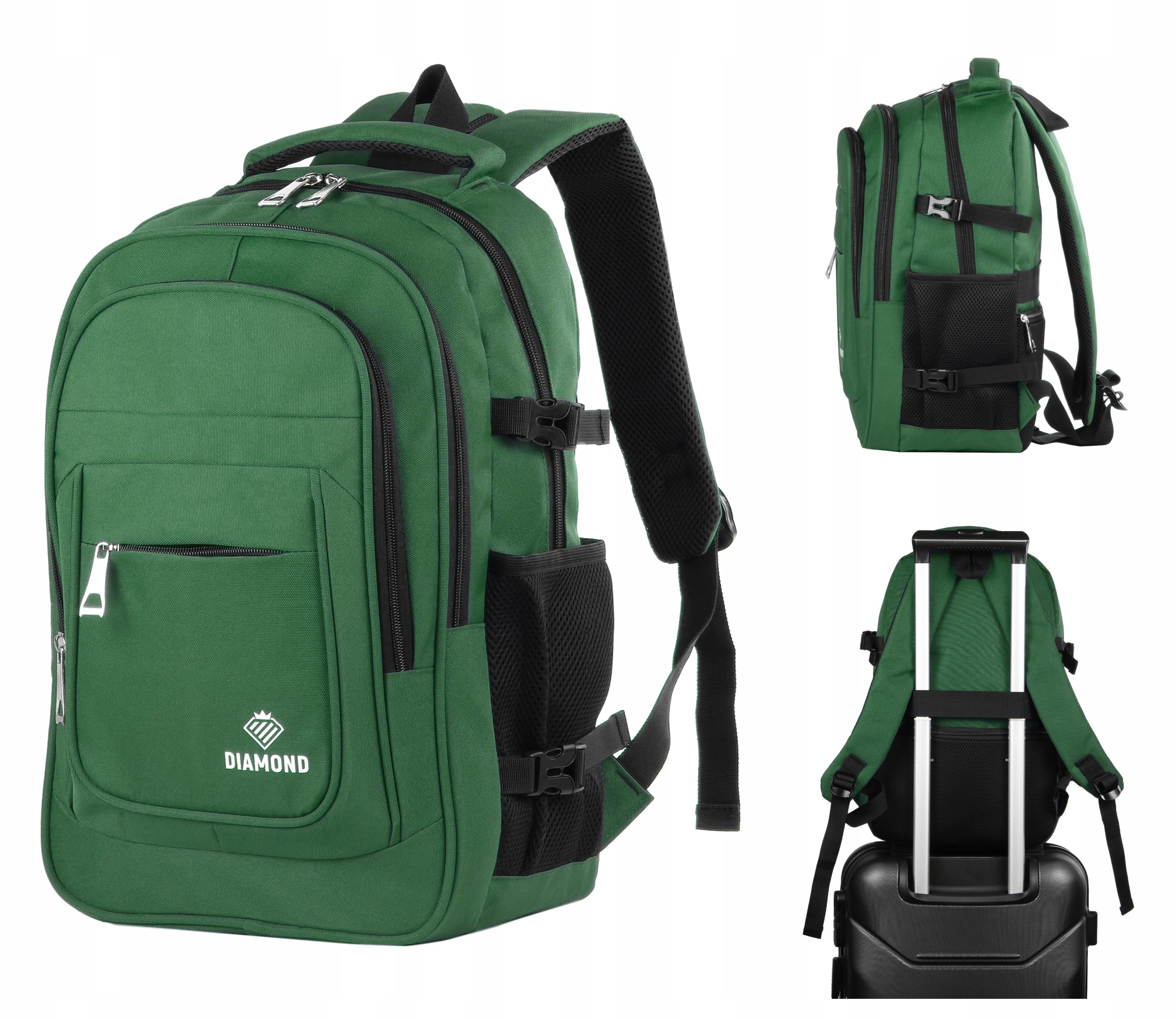 Plecak Ryanair do samolotu Podróżny Wielofunkcyjny Kabinowy mocny Diamond