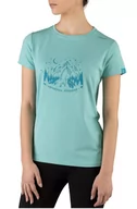 Koszulki sportowe damskie - Koszulka damska bambusowa Viking Lako T-shirt 70 jasnoturkusowy - miniaturka - grafika 1