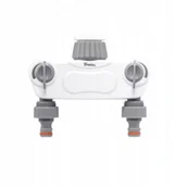 Inne akcesoria do nawadniania - Przyłącze z 2 zaworami, na kran 1" lub 3/4" do węża z szybkozłączkami rozd/3032K/BR - miniaturka - grafika 1