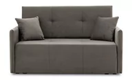 Sofy i kanapy - Sofa z funkcją spania, amerykanka, Drim, 137x99x82 cm, jasny szary - miniaturka - grafika 1